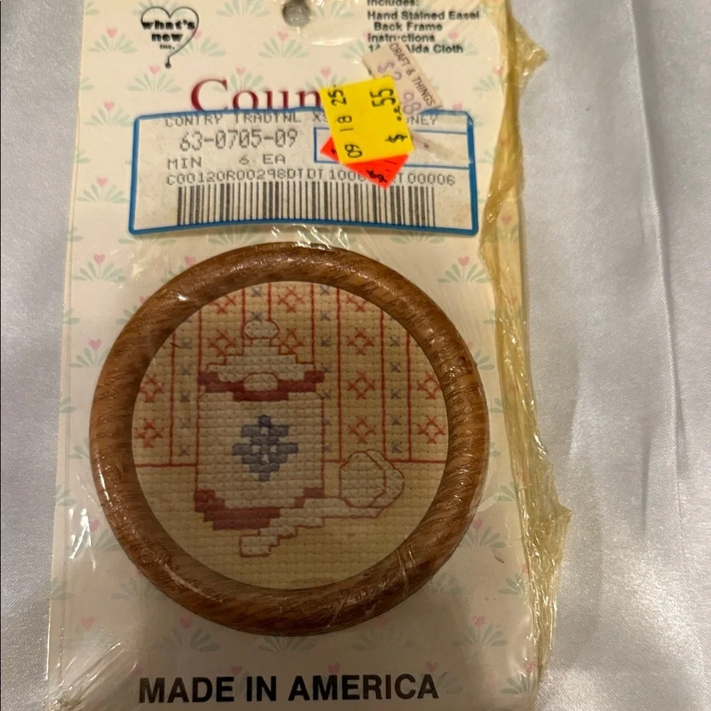 4 Vintage Cross Stitch Kits Set with Various Designs - Picture 4 of 6